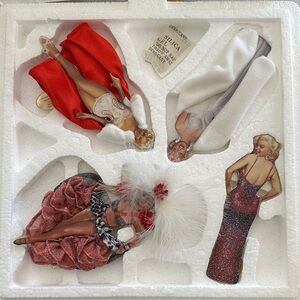 Vintage Marilyn Monroe Pinup Ornaments - The Bradford Editions
